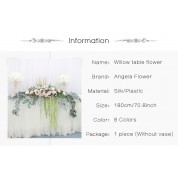 120 Grey Table Runner