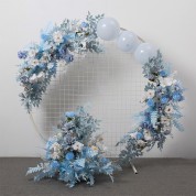 White Pastic Wedding Arch