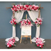 Large Flower Arrangement In Vase