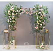 Pink Gold And White Wedding Decor