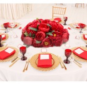 Christmas Gold Table Runner