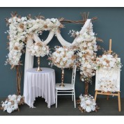 Corner Flower Arrangement For Wedding Arch