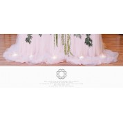 Blush Pink Satin Table Runner