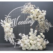 Paper Garland Wedding Backdrop