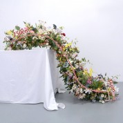 Flower Decorations On Barn Doors For Wedding