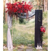 Green Beach Wedding Arch