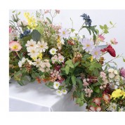 Flower Decorations On Barn Doors For Wedding