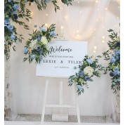 Large Red And White Flower Arrangements