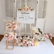 Peach Dried Flower Wedding Bouquet