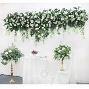 Use Photography Backdrop Cross Bar With Wedding Drapes