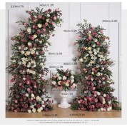 Faux Topiary Flower Arrangements