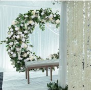 Silver And White Wedding Decor