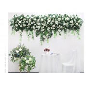 Use Photography Backdrop Cross Bar With Wedding Drapes