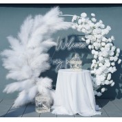 Dusty Pink And Blue Wedding Decor