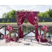 Crescent Flower Arrangement