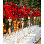 Aqua Beaded Table Runner