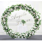 Peony Flower Arrangement On White Background