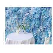 Blue And White Floral Table Runner