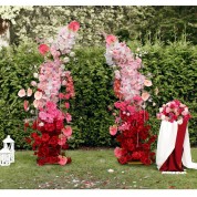 Maroon Embroidered Table Runner