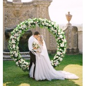 Orange And Coffee Brown Wedding Decor