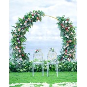 Wedding Arch With Neon Sign