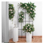 Grey Ad White Wedding Grom Decor