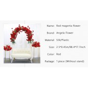 Red Purple Artificial Flowers