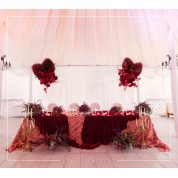 Gold Burgundy Wedding Decorations