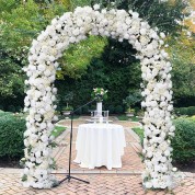 Lavender And Dark Blue Flower Arrangements