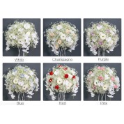 Flowers And Pearls Wedding Decorations