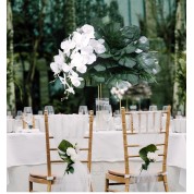 Red Bandana Used As Table Runner