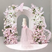 Wedding Arbor Flower Arrangements