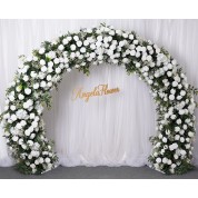 White Stage Decoration For Wedding