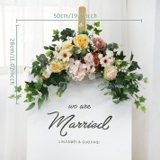 Diy Fabric Wedding Arch