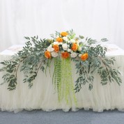 18x80 White Table Runner