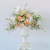 Table Runner On Oval Glass Table