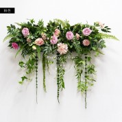 Artificial Flowers Blush Shelf Deco