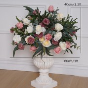 Faux Topiary Flower Arrangements