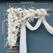 Corner Flower Arrangement For Wedding Arch