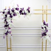 Red White Purple Flower Arrangements