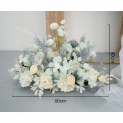 Small White Artificial Flowers In Vase