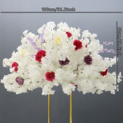 Artificial White Stock Flowers