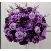 Flower Arranging Roses Into A Hydrangea