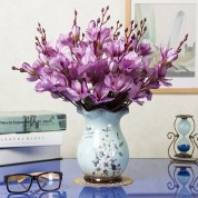 Flowers On A Kitchen Table