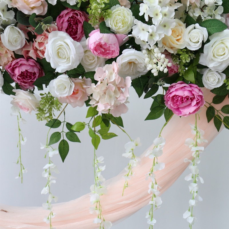 pink ribbed table runner7