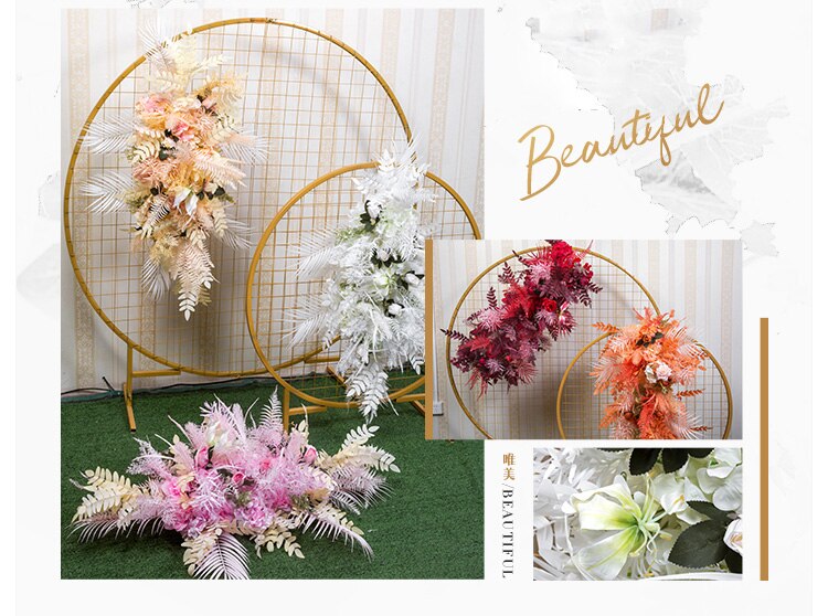 multiple photo holder stand flower7