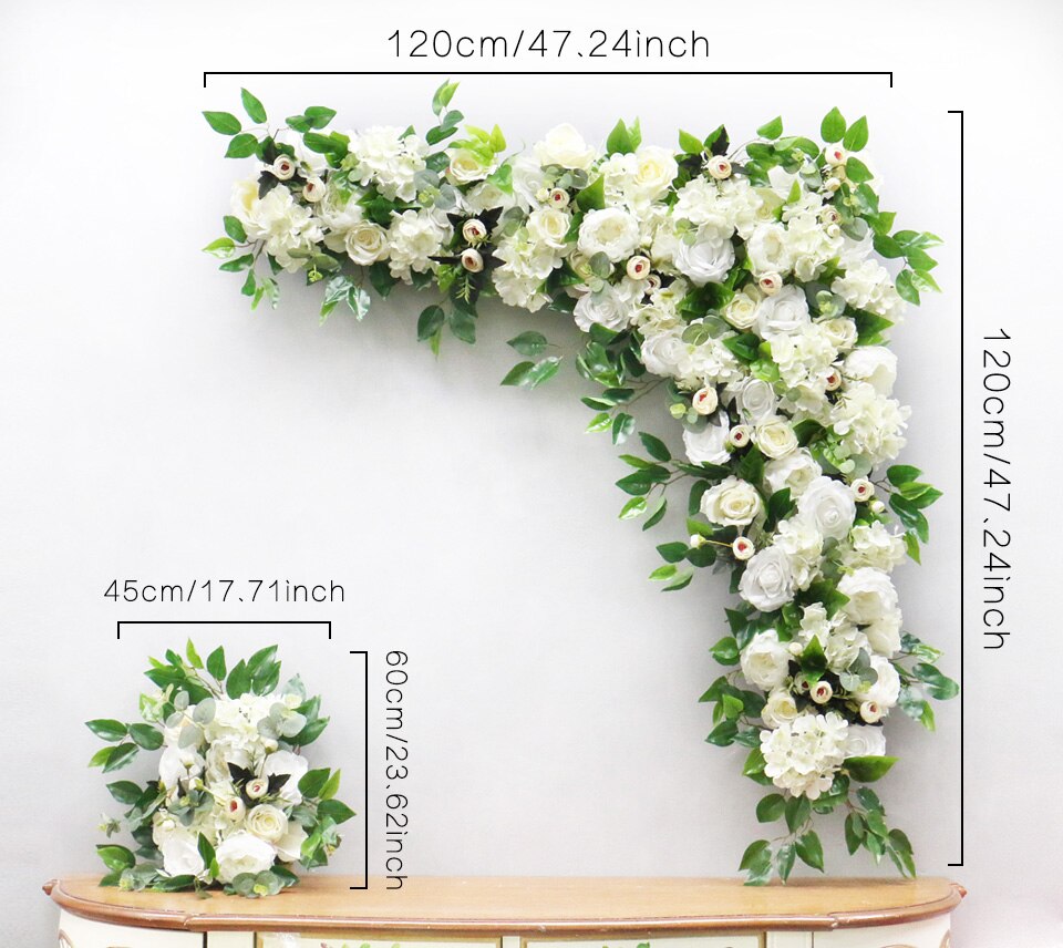 large rectangular basket artificial flowers2