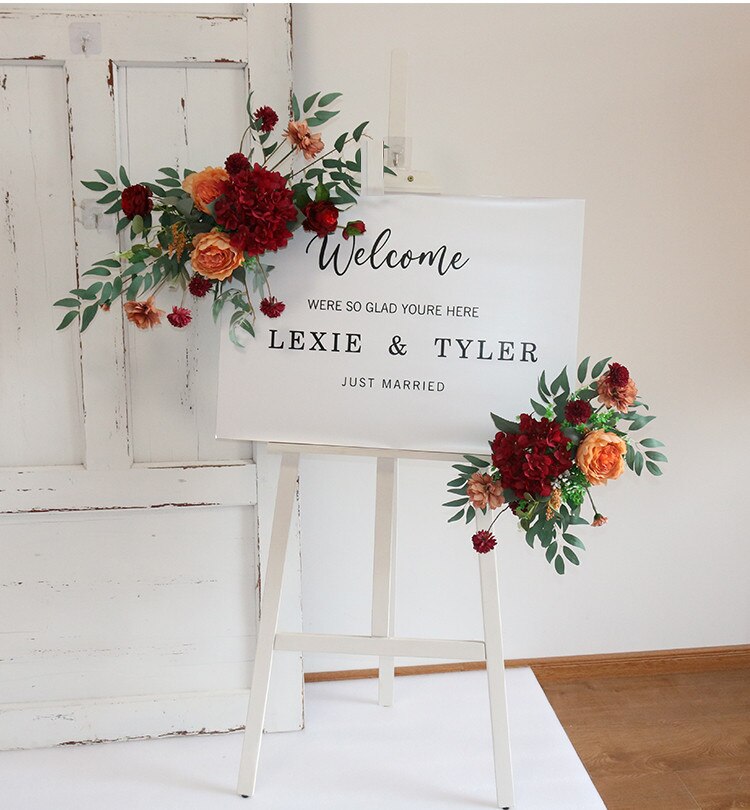 dog flower wreath for wedding4