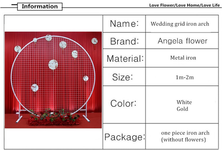 hanging flower wedding backdrop2