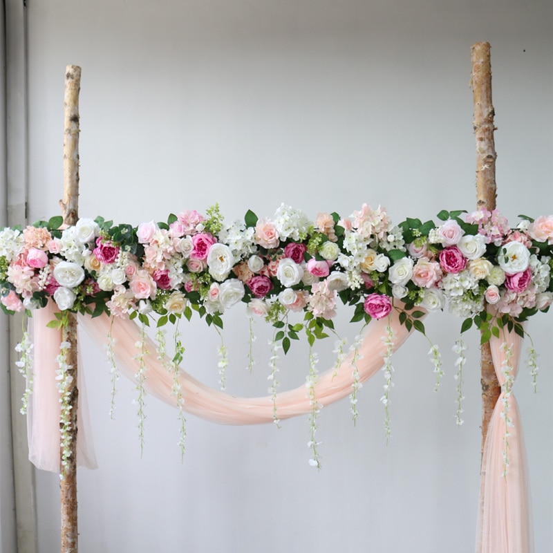 light blue kraft paper table runner8